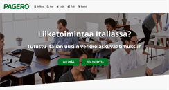 Desktop Screenshot of pagero.fi