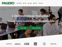 Tablet Screenshot of pagero.fi